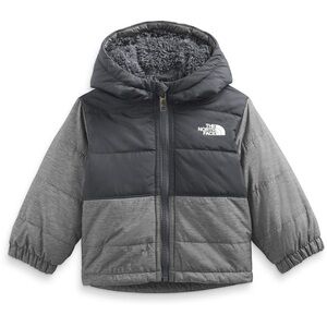 The North Face Charcoal and Light Gray Puffer Jacket